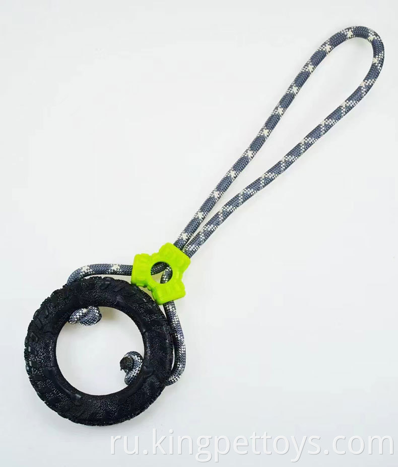 Durable TPR Tire Dog Toy